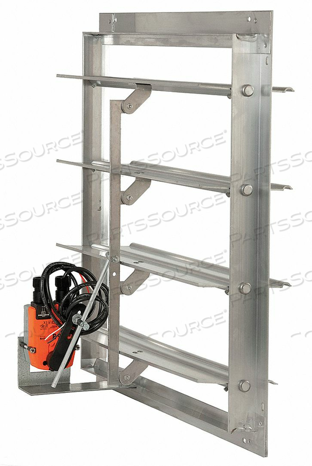 MTRZD DAMPER FOR FAN DIA 24 100-240V by DAYTON ELECTRIC MANUFACTURING CO