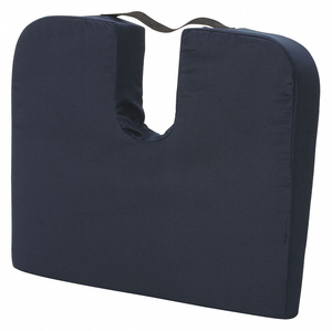 COCCYX CUSHION NAVY POLYURETHANE FOAM by HealthSmart (Briggs Healthcare/MABIS)