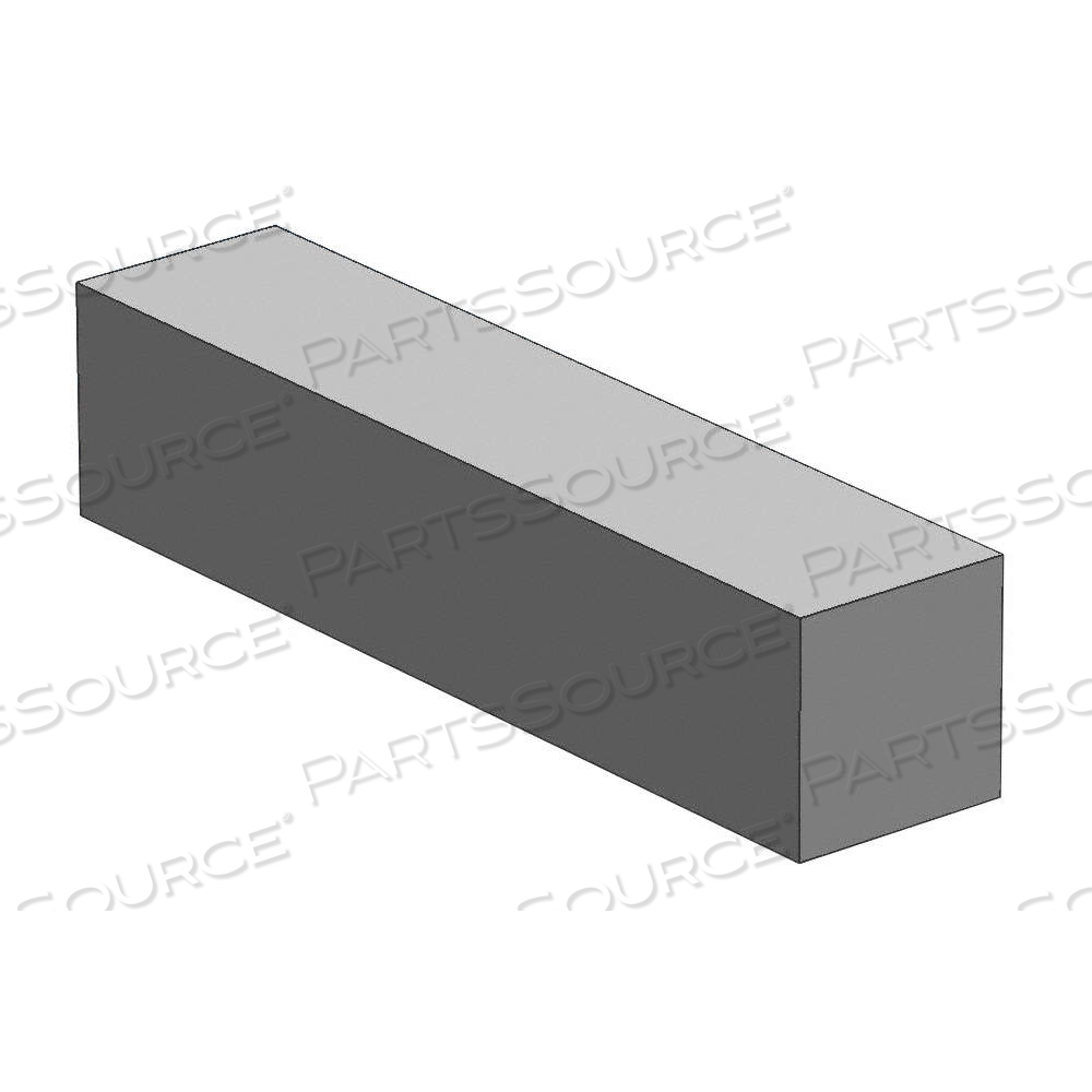 4140 ALLOY STEEL SQUARE BAR, 1.38 IN THICK, +0.000 IN/-0.005 IN, 1 3/8 IN X 24 IN NOMINAL SIZE (WXL) by Approved Vendor