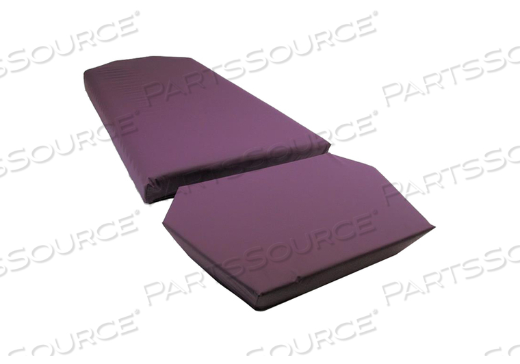 4" THICK PREMIUM REPLACEMENT COMFORT STRYKER GYNNIE PAD SET 2/PIECE by The Stretcher Pad Co.