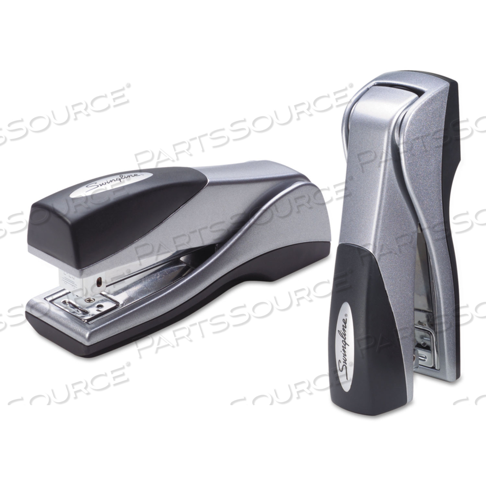 OPTIMA GRIP COMPACT STAPLER, 25-SHEET CAPACITY, SILVER by Swingline GBC OPTIMA GRIP COMPACT STAPLER, 25-SHEET CAPACITY, SILVER by Swingline GBC