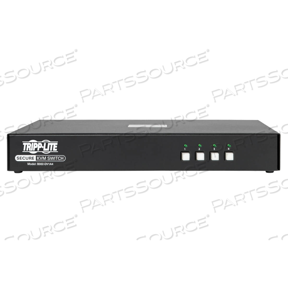 SECURE KVM SWITCH 4-PORT DVI + AUDIO NIAP PP3.0 CERTIFIED DVI-I by Tripp Lite
