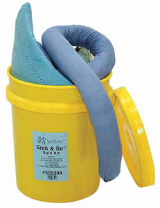 SPILL KIT OIL-BASED LIQUIDS BLUE by Spilfyter