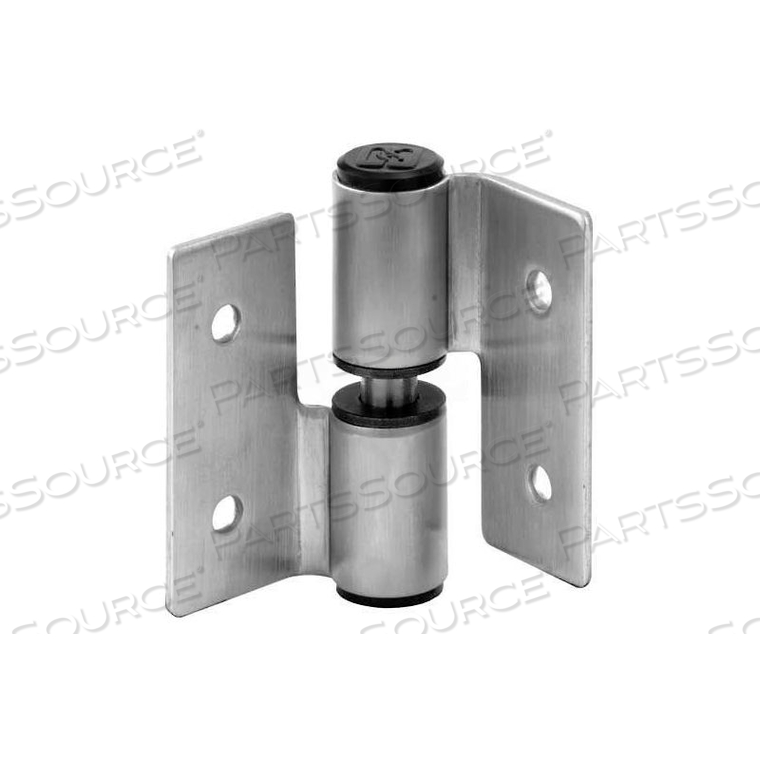 SURFACE MOUNTED HINGE SET, LH-IN/RH-OUT, W/FASTENERS, ST. STAINLESS STEEL 