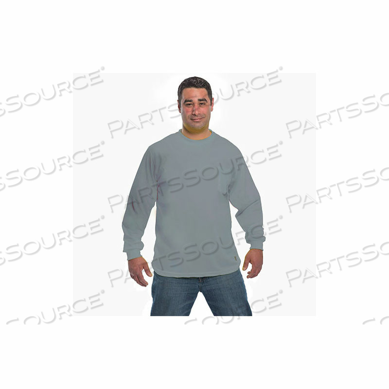 LONG SLEEVE T WITH PERIMETER INSECT GUARD, GRAY, 2XL 