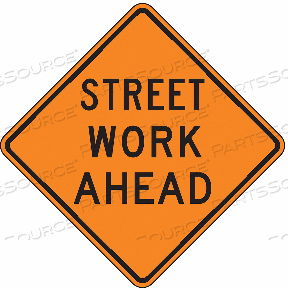 TRAFFIC SIGN 30 H 30 W ALUMINUM by Lyle Signs Inc.