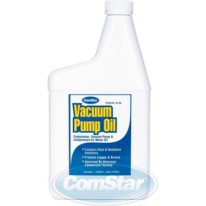 VACUUM PUMP OIL LUBRICATING OIL FOR AIR COMPRESSORS & VACUUM PUMPS, 1 QT. by Comstar International Inc