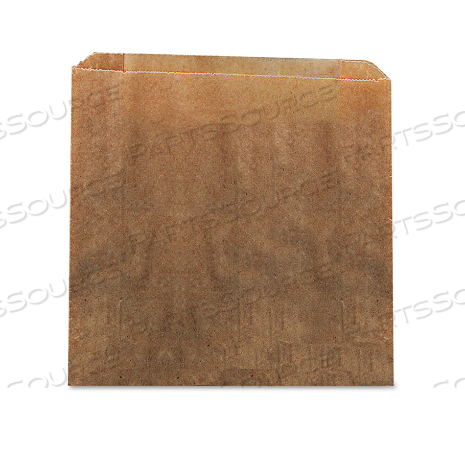 WAXED KRAFT LINERS, 10.5" X 9.38", BROWN by Hospeco WAXED KRAFT LINERS, 10.5" X 9.38", BROWN by Hospeco