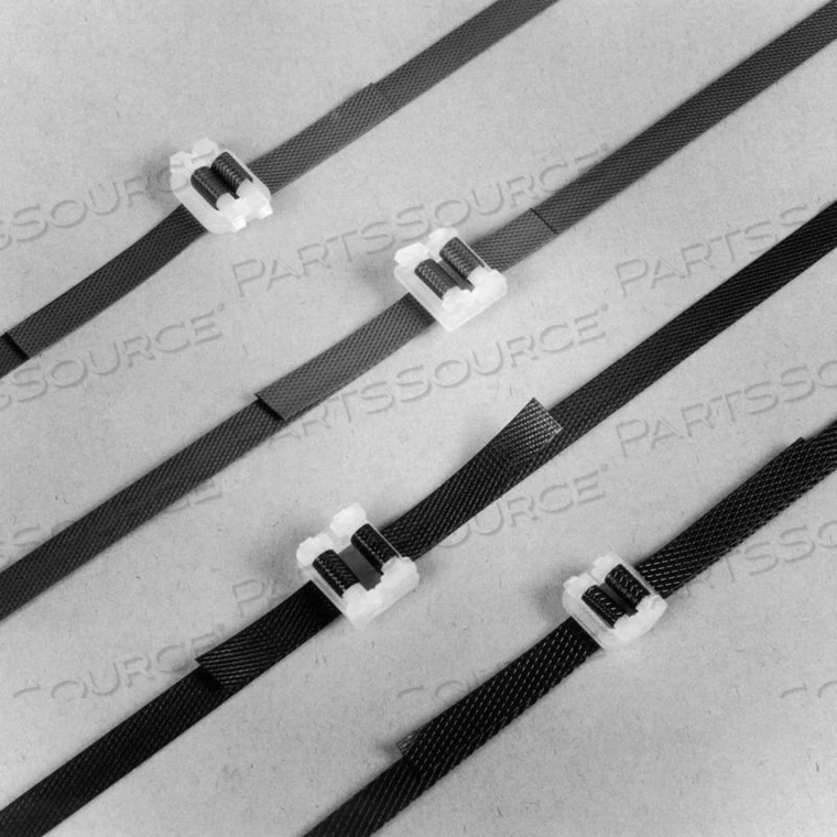 5/8" PLASTIC BUCKLES WHITE FOR 5/8" POLYPROPYLENE STRAPPING, 1000 PACK by PAC Strapping Products Inc.