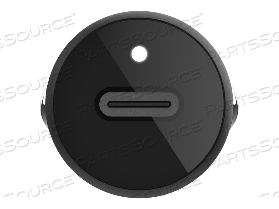 BOOST CHARGE, CAR POWER ADAPTER, 20 WATT, FAST CHARGE (USB-C), BLACK by Belkin