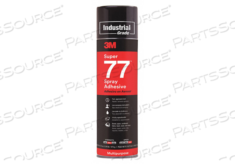 SPRAY GLUE 16.75 OZ. LESS THAN 122 DEG.F by 3M Consumer SPRAY GLUE 16.75 OZ. LESS THAN 122 DEG.F by 3M Consumer