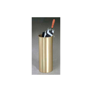 CYLINDER STYLE SATIN BRASS UMBRELLA STAND FOR FULL SIZE UMBRELLAS by Glaro Products Inc CYLINDER STYLE SATIN BRASS UMBRELLA STAND FOR FULL SIZE UMBRELLAS by Glaro Products Inc