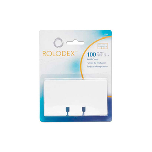 PLAIN UNRULED REFILL CARD, 2 1/4 X 4, WHITE, 100 CARDS/PACK by Rolodex PLAIN UNRULED REFILL CARD, 2 1/4 X 4, WHITE, 100 CARDS/PACK by Rolodex