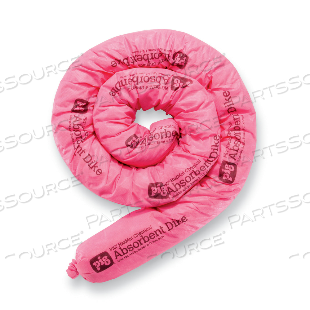 PIG HAZMAT CHEMICAL ABSORBENT DIKE by New Pig Corporation