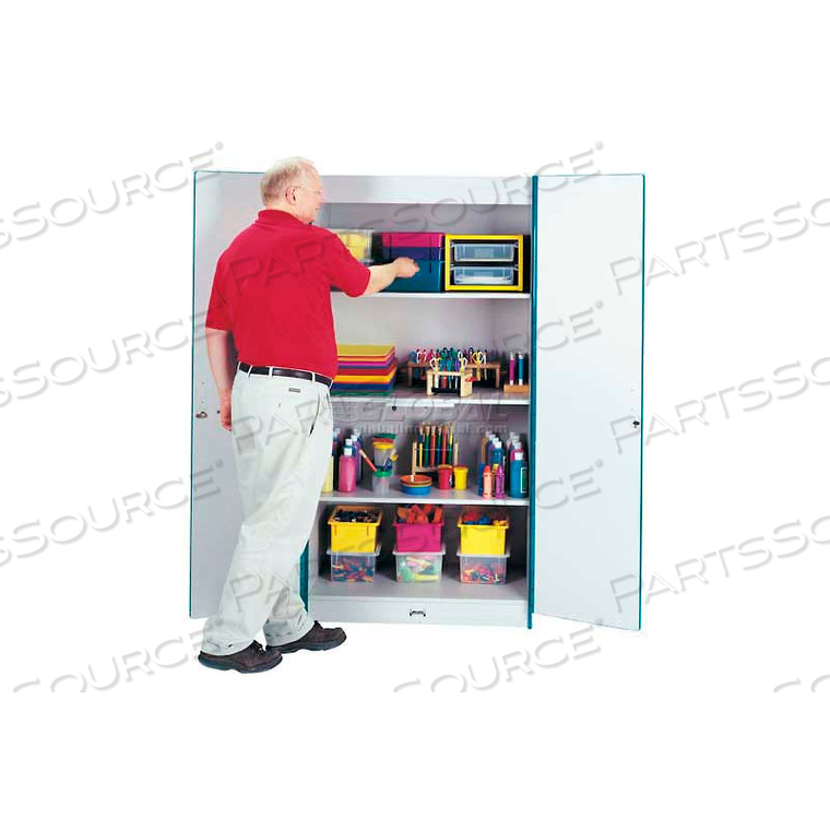 RAINBOW ACCENTSDELUXE CLASSROOM CLOSET CABINET - BLUEJNC 