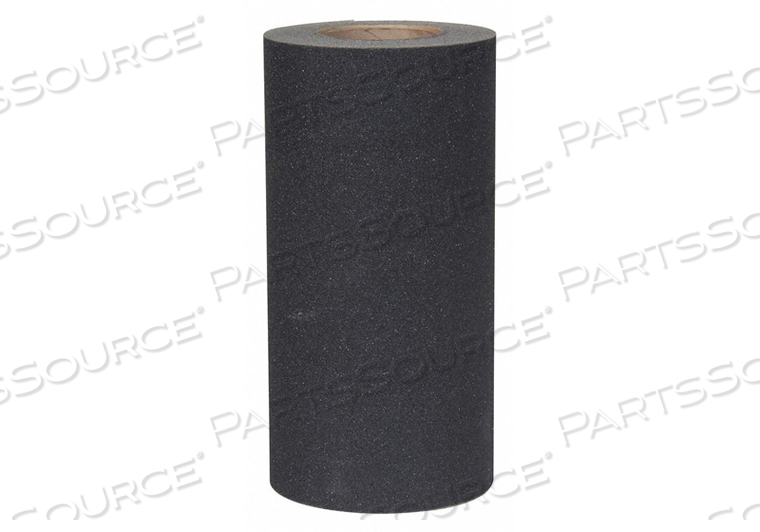 ANTI-SLIP TAPE, FINE, 80 GRIT SIZE, SOLID, BLACK, 12 IN X 60 FT, 28 MIL TAPE THICK, RUBBER by Jessup Manufacturing