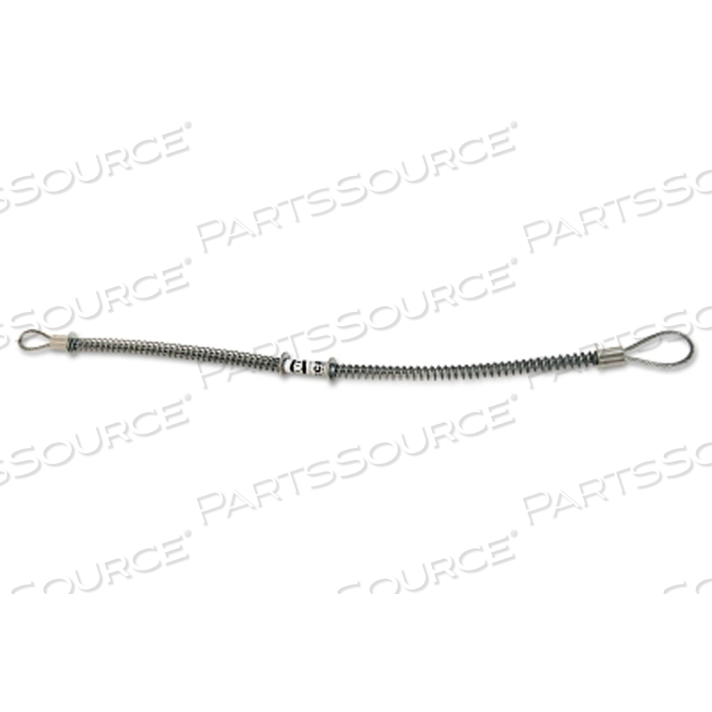 KING CABLE SAFETY CABLE, FOR 1/2 IN TO 2 IN HOSE-TO-HOSE, 3/16 IN DIA X 28 IN L CABLE by Dixon Valve and Coupling