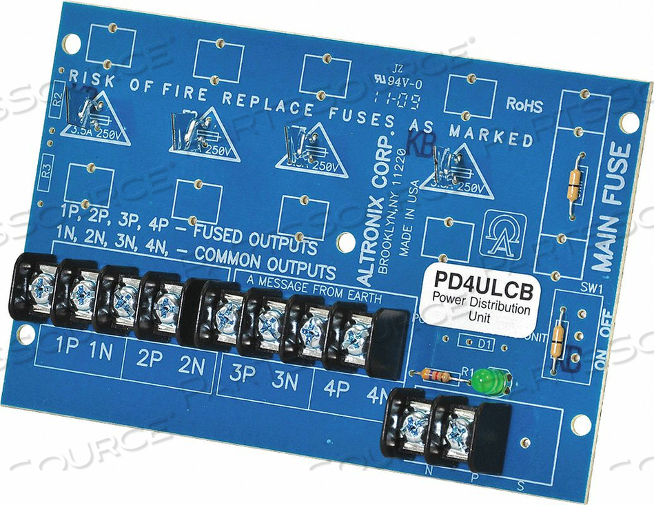 POWER DIST MODULE 4 OUTPUT PTC by Altronix Corporation POWER DIST MODULE 4 OUTPUT PTC by Altronix Corporation