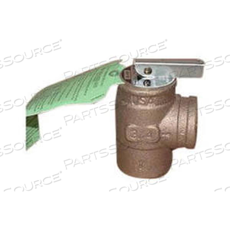 3/4"F X 3/4"F HOT WATER RELIEF VALVE 30 PSI BRZ 535000 BTU 511-546-924 50501 by Apollo Valves (a Conbraco Company)