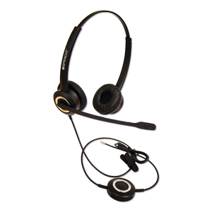 ZUM ZUMRJ9B BINAURAL OVER THE HEAD HEADSET, BLACK by Spracht