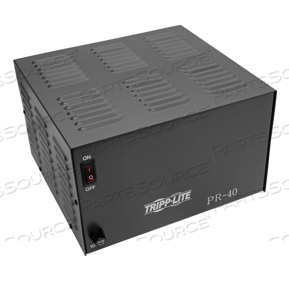 DC POWER SUPPLY 40A 120V AC INPUT TO 13.8 DC OUTPUT TAA GSA by Tripp Lite DC POWER SUPPLY 40A 120V AC INPUT TO 13.8 DC OUTPUT TAA GSA by Tripp Lite