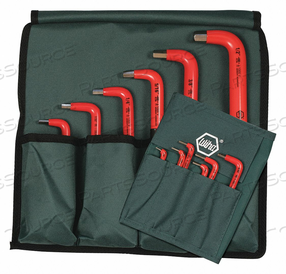 10 PIECE INSULATED HEX L-KEY SET by Wiha Tools 10 PIECE INSULATED HEX L-KEY SET by Wiha Tools