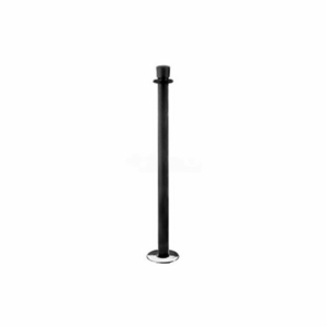 REGAL REMOVABLE QUEUEING STANCHION, 38"H WRINKLE BLACK POST by Lavi
