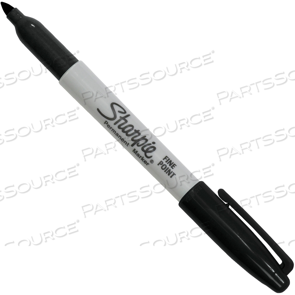 BLACK SHARPIE MARKER FINE PONT PER PK12 by Sharpie