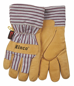 LINED PIGSKIN LEATHER GLOVE PIGSKIN L PR by Kinco