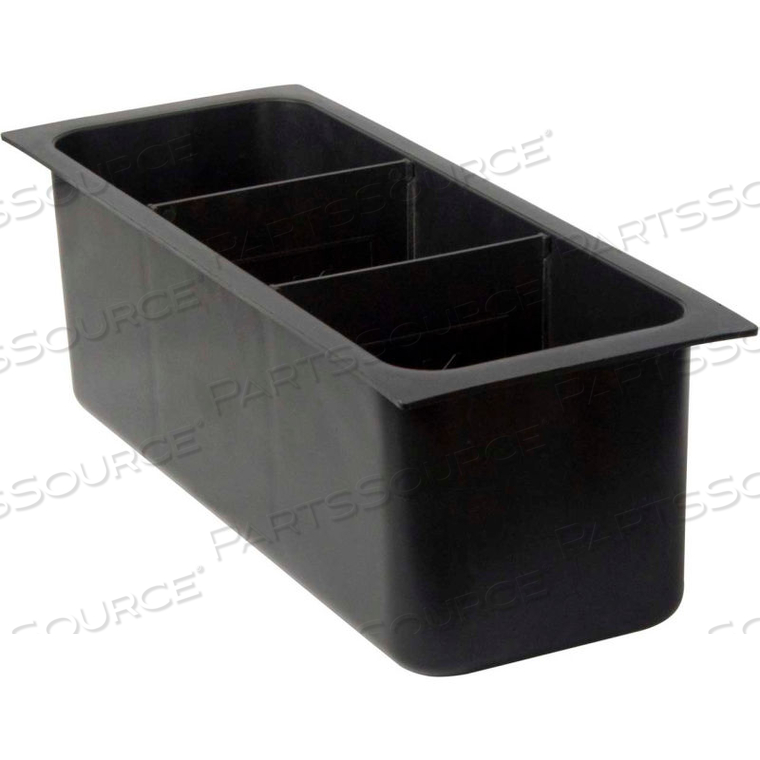 ICE BIN BEVERAGE HOLDER INSERT, FITS 18" DEEP, PLASTIC by BK Resources, Inc. ICE BIN BEVERAGE HOLDER INSERT, FITS 18" DEEP, PLASTIC by BK Resources, Inc.