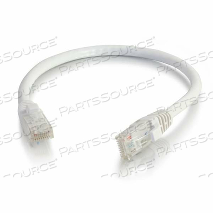 CABLE, 6.2 MM DIA, 24 AWG CABLE, PVC JACKET, WHITE, RJ-45 MALE, RJ-45 MALE, 30 V, CAT-6 CATEGORY, MEETS EIA/TIA, ROHS, UL, 5 FT by Legrand AV (C2G)