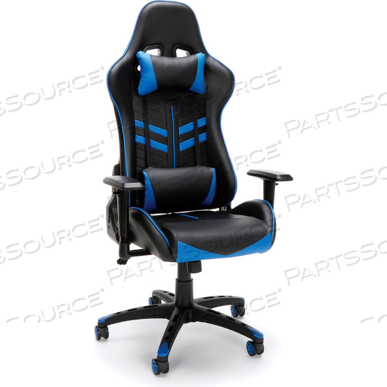 ESSENTIALS ESS-6065 RACING STYLE GAMING CHAIR, BLUE 
