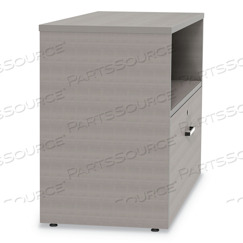 URBAN 36" CREDENZA, BOTTOM PEDESTAL, 35.25W X 15.25D X 23.75H, ASH by Linea Italia Inc