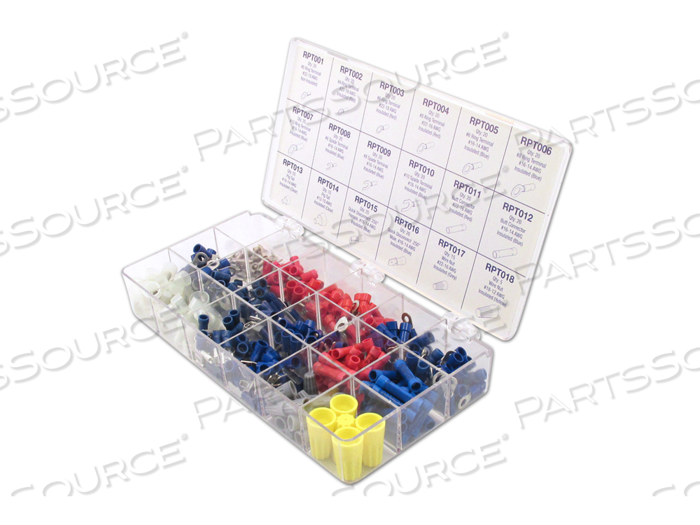 CRIMP-ON WIRE CONNECTOR AND WIRE NUT KIT 