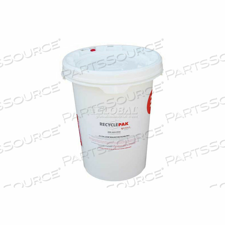 6.5 GALLON LAMP BALLAST RECYCLING PAIL 