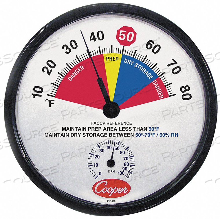 PREP AND DRY STORAGE ANALOG HYGROMETER 