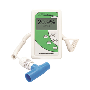 OXYGEN ANALYZER, 3.5IN BACKLIT LCD DISPLAY, 3.6 X 5.9 X 1.6IN DIMENSIONS, +/-2% ACCURACY, 0 TO 100% MEASURING RANGE, 10SEC RESPONSE TIME by Analytical Industries Inc. (AII)