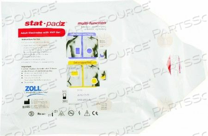 STAT-PADZ MULTI-FUNCTION ELECTRODES, SINGLE by ZOLL Medical Corporation STAT-PADZ MULTI-FUNCTION ELECTRODES, SINGLE by ZOLL Medical Corporation