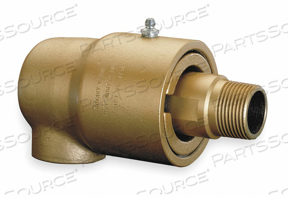 ROTARY UNION 3/4 IN NPT CARBON STEEL by Duff-Norton ROTARY UNION 3/4 IN NPT CARBON STEEL by Duff-Norton