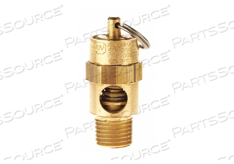 AIR SAFETY VALVE 1/4 (M) NPT INLET by Conrader AIR SAFETY VALVE 1/4 (M) NPT INLET by Conrader