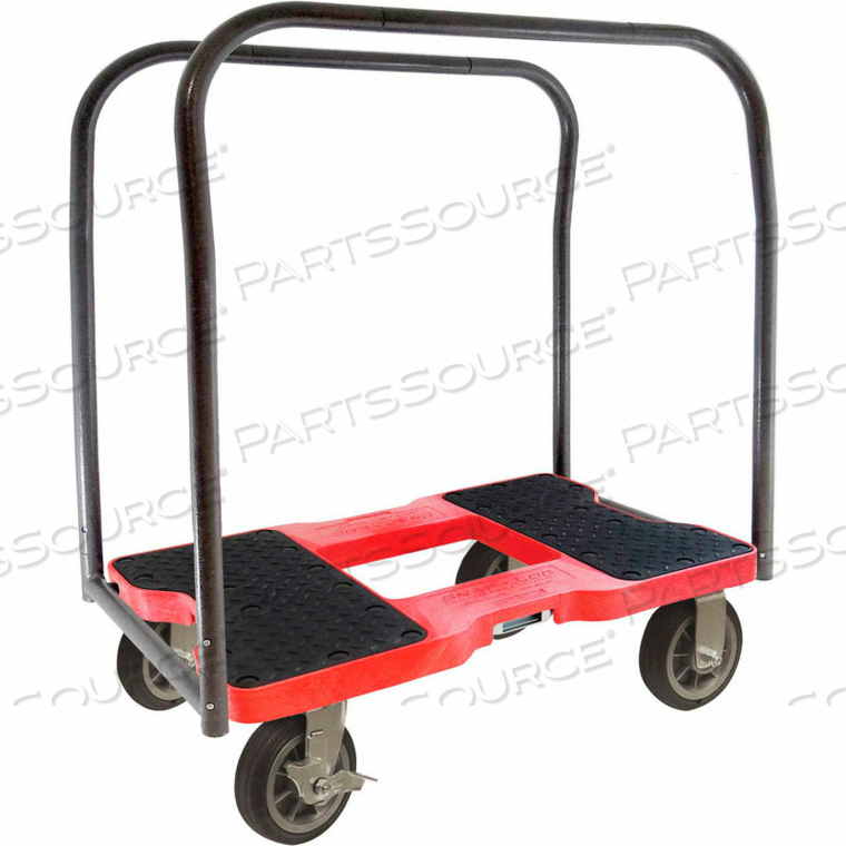 ALL-TERRAIN PANEL CART DOLLY - 6" CASTERS - 1500 LB. CAP. - RED by Snap-Loc