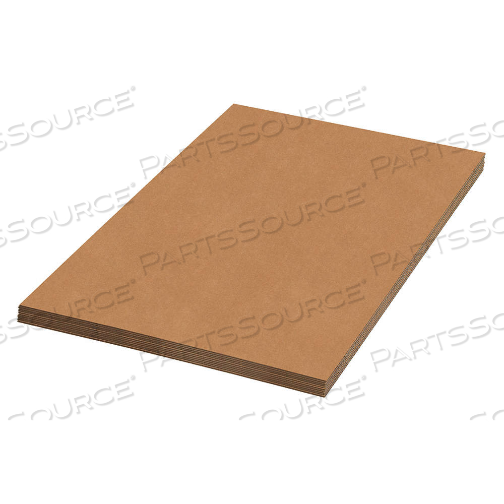 CORRUGATED PADS, 24 IN WD, 36 IN LG, 9/32 IN THICK, 48 ECT, DOUBLE WALL by Approved Vendor
