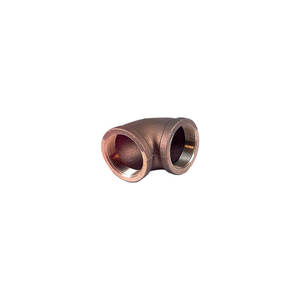 BRASS 250 LB LEAD FREE FITTING 3/8" 90 DEGREE ELBOW NPT FEMALE by Merit Brass Company