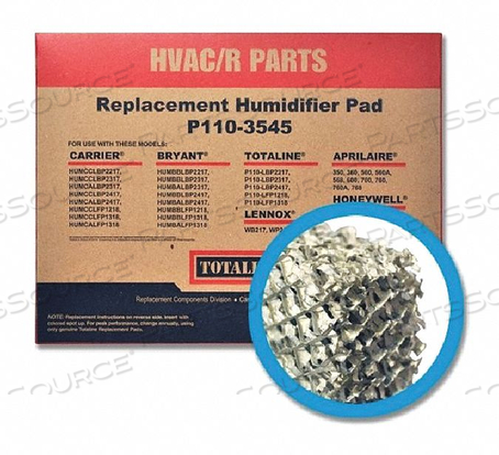 13"X10"X1 3/4" HUMIDIFIER PAD by Carrier