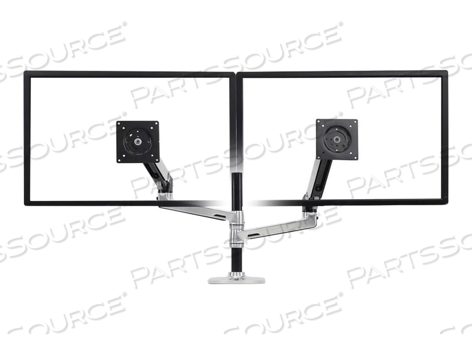 ERGOTRON LX DUAL STACKING ARM.MOUNT TWO MONITORS OR A NOTEBOOK AND MONITOR OFF A by Ergotron, Inc.