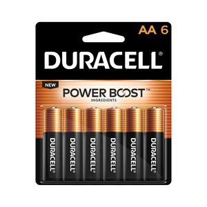 MN1500B6Z DURACELL, MN1500 ALKALINE BATTERY, AA, COPPERTOP, 6PK by Duracell