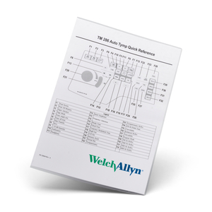 TM286 QUICK REFERENCE GUIDE by Welch Allyn Inc.