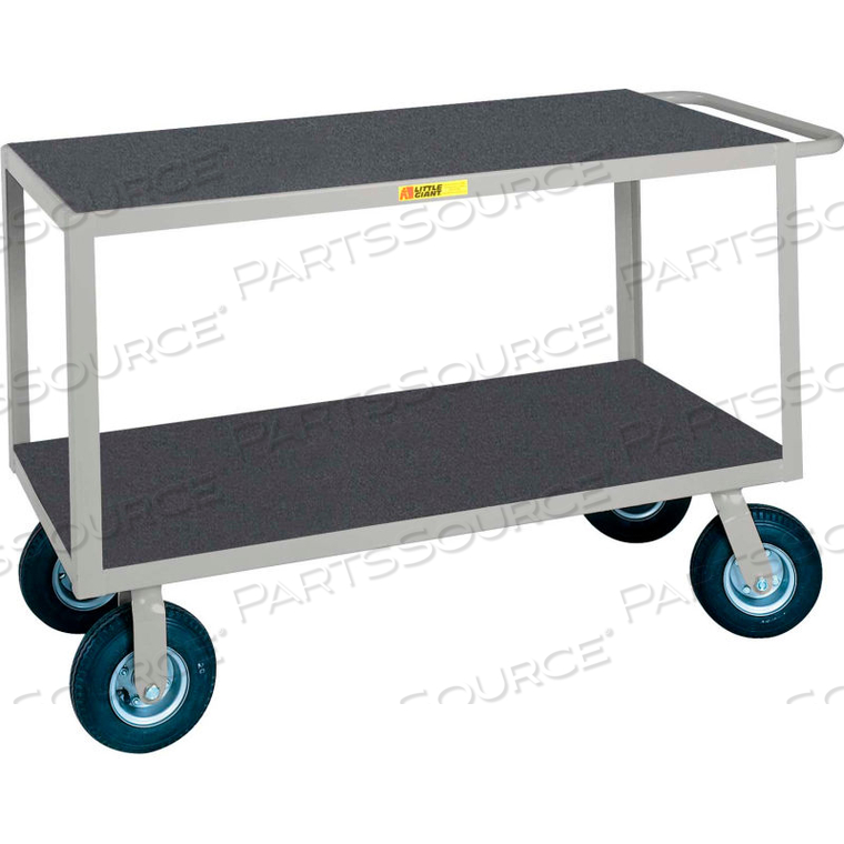FLUSH HANDLE INSTRUMENT CART FLUSH NON-SLIP VINYL 24X48 by Little Giant