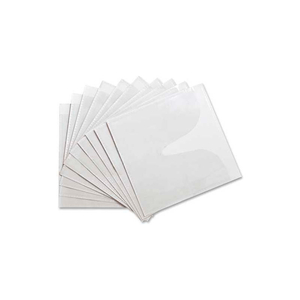 SELF-ADHESIVE CD HOLDERS, POLYPROPYLENE, 50/PK, WHITE by Compucessory