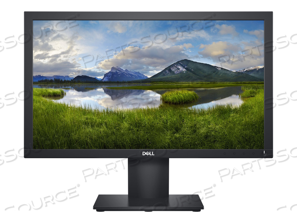 E2020H, LED MONITOR, 20" (19.5" VIEWABLE), 1600 X 900 @ 60 HZ, TN, 250 CD/M¦, 1000:1, 5 MS, VGA, DISPLAYPORT, BLACK, WITH 3 YEARS ADVANCED E by Dell Computer